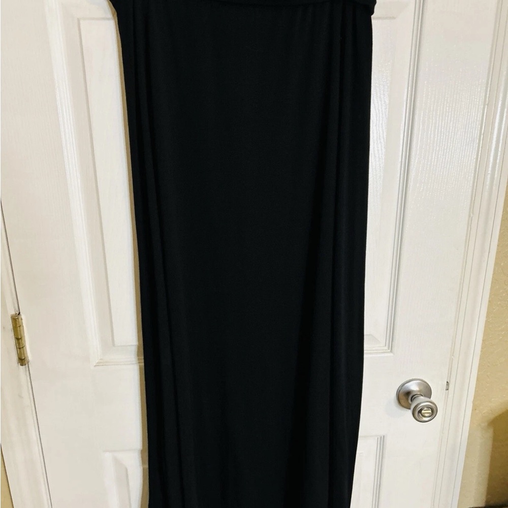 Metaphor Classic Black Maxi Skirt
